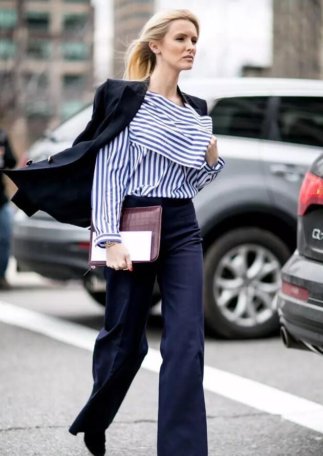 沒(méi)有一件藍白條紋，怎么好意思叫襯衫控