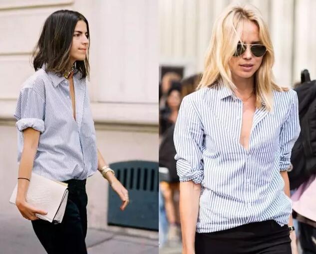 沒(méi)有一件藍白條紋，怎么好意思叫襯衫控